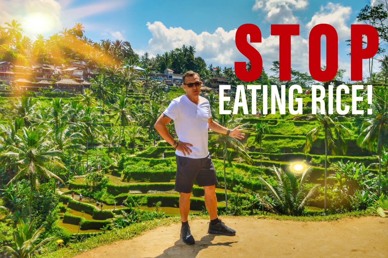 Eatinf Rice is bad for your health.