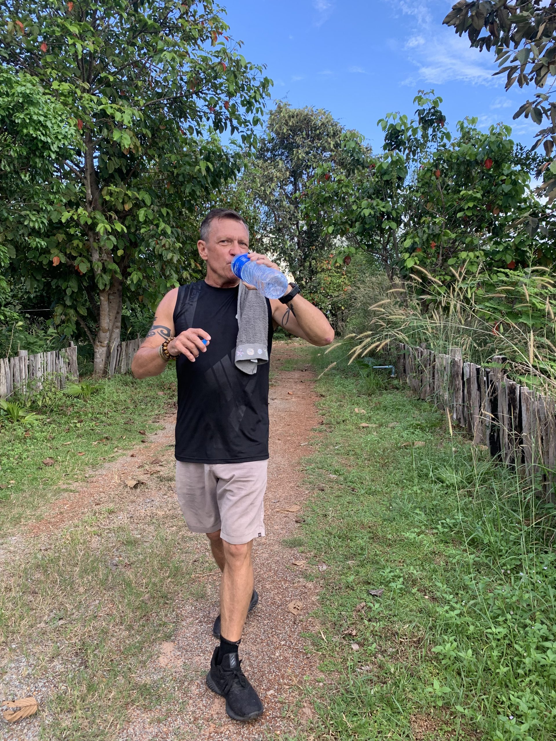 walking in nature being myself