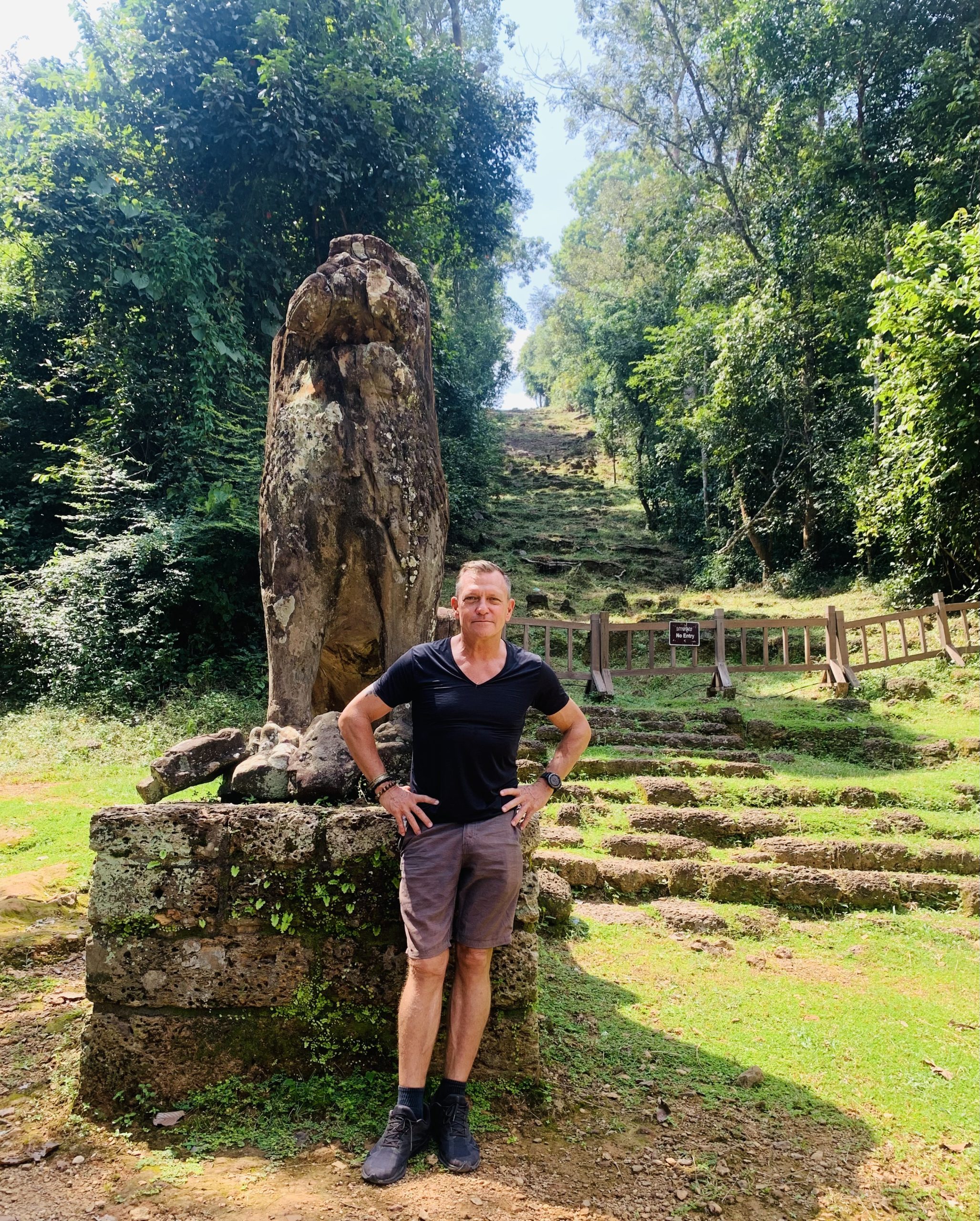 me standing in nature and happy